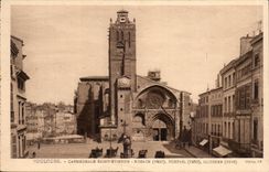 CPA Toulouse Cathedrale St Etienne Portail Clocher