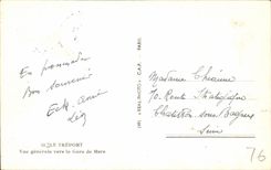 CPA Treport View in Richtung zur Bahnstation von Meeren