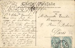 CPA Treport das François Kai 1 und der Kanal