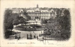 CPA Le Havre das Rathaus