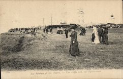 CPA Cape Le Havre of Cuts cliffs and the headlights lighthouse