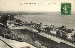 CPA Le Havre Nice Havrais Panorama towards Entering of the port