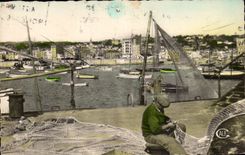 CPSM Le Havre Mending of a net of sin