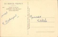 CPA Antibes der Handgriff Saint Roch