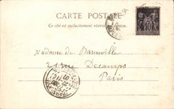 CPA Cannes Boulevard of the Small cross