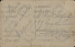 CPA Lourdes Blessing of the patients on the esplanade