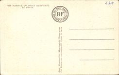 CPA Abbey of Mont Saint Michel the cloister