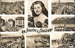 CPSM Suisse Un sourire de Lausanne