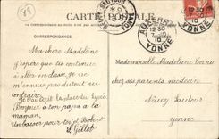 CPA Auxerre gesehen von den Aufsatzen der Kathedrale