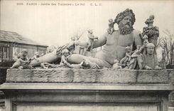 CPA Paris Jardin des Tuileries Neptune