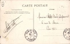 CPA Algeria landscape and standard Camel Camel