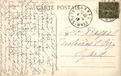 CPA Ile Stifte Str-Honorat mager und altes Schloss