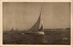 CPA Arcachon Les regates Voiliers