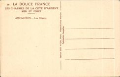 CPA Arcachon Les regates Voiliers