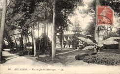 CPA Arcachon Vue au jardin Mauresque