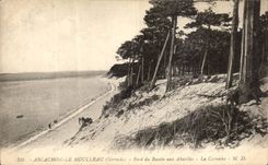 CPA Arcachon le Moulleau Bord du bassin des abatilles La corniche