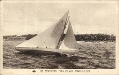 Arcachon CPA Regates a voile