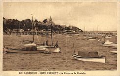 Arcachon CPA La pointe de la chapelle