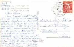 CPA Honfleur Overall picture of the dimension of Notre Dame de Grace