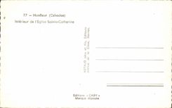 CPA Interior Honfleur of the church Sainte Catherine