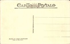 CPA Honfleur Museum In the merchant