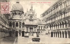 CPA Ducal Italy Italia Venezia Cortile del Palazzo