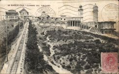 CPA Spain Espana Spain Barcelona Cumbre del Tibidabo