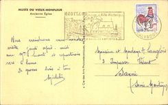 CPA Museum of the Honfleur Old man Old church