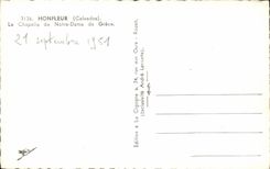 CPA Honfleur the vault of Notre Dame de Grace