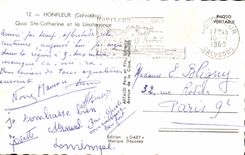 CPA Honfleur Quay co Catherine and lieutenancy