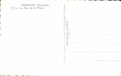 CPA Honfleur the street of the prison