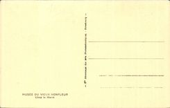 CPA Honfleur Museum In the sailor