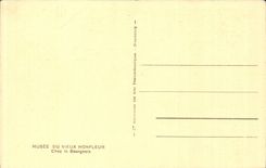 CPA Honfleur Museum At the middle-class man