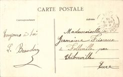 CPA Honfleur Statue de ND de Grace dans la chapelle de ND de Grace