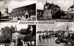 CPSM Honfleur Souvenir
