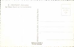 CPSM Honfleur Le vieux bassin et la Lieutenance