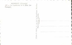 CPSM Honfleur La Lieutenance et le quai des passagers