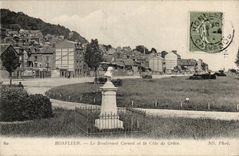 CPA Honfleur Le boulevard Carnot et la cote de Grace
