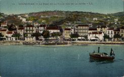 CPA Juan Golf der Hafen und die Stadt gesehen vom Pier