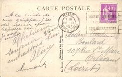 CPA Nizza gesehen vom Schloss