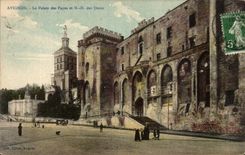 CPA Avignon der Gaumen der Papste und des Nd der Dunen