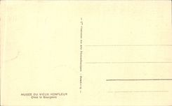 CPA Musee du vieux Honfleur Chez le bourgeois