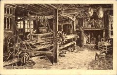 CPA Honfleur Musee du vieux Honfleur Chez le tisserand