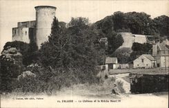 CPA Cliff the castle and the breach Henri IV Train