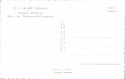 CPA Cliff Fountain of Arlette Mere of William the Conqueror