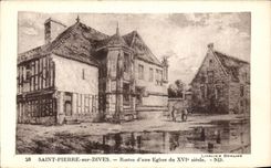 CPA Saint Pierre on Divine Remainders of a church of 14th