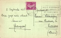 CPA Avignon Gaumen der Papste Gatter der grossen Wolbung mildes VI