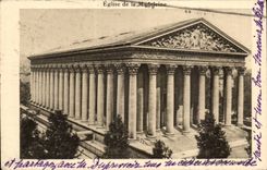 CPA Paris Church of the madeleine