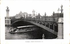 CPA Paris Bridge Alexandre III
