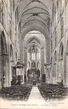 Saint Pierre on Divine CPA the nave of the church